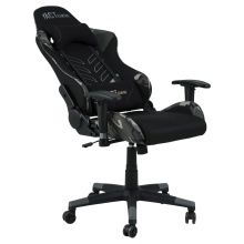 krzesło obrotowe alpha, gamingowe, czarne/szare