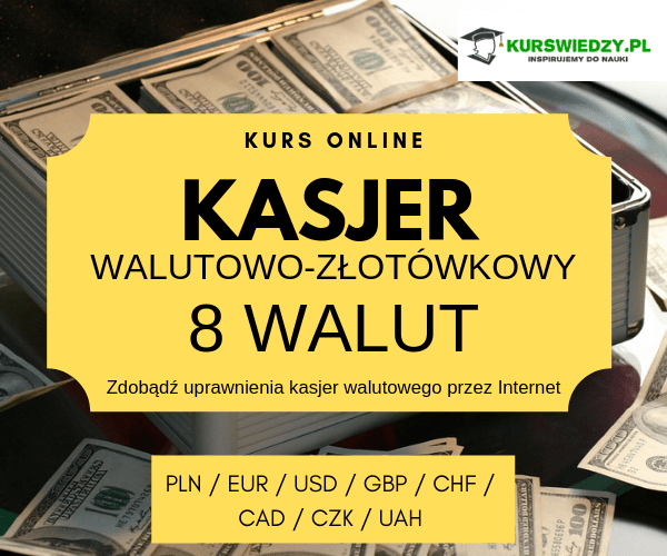 Kasjer walutowo-złotówkowy 8 walut
