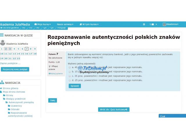 Kurs Rozpoznawanie autentyczności polskich znaków pieniężnych