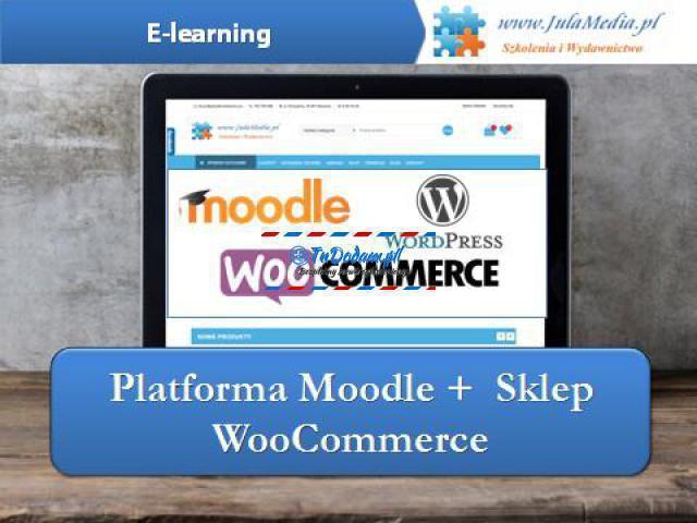Platforma Moodle + Sklep WooCommerce