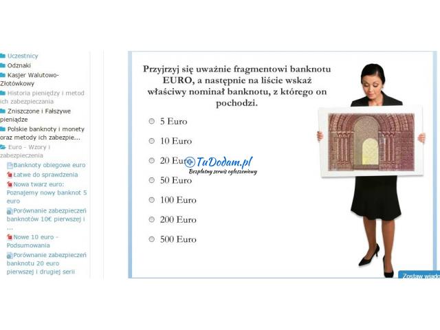 Szkolenie zawodowe: Kasjer walutowo-złotówkowy