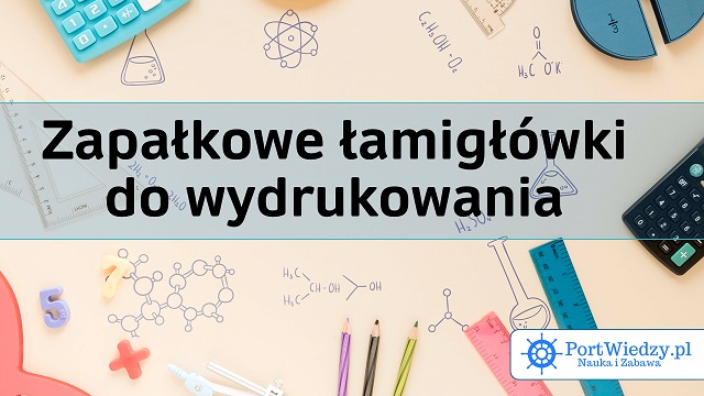 Zapałkowe łamigłówki do wydrukowania