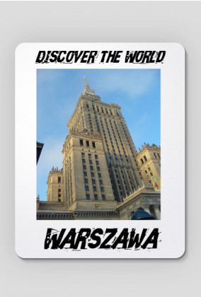 Discover the World – Warszawa Podkładka pod mysz
