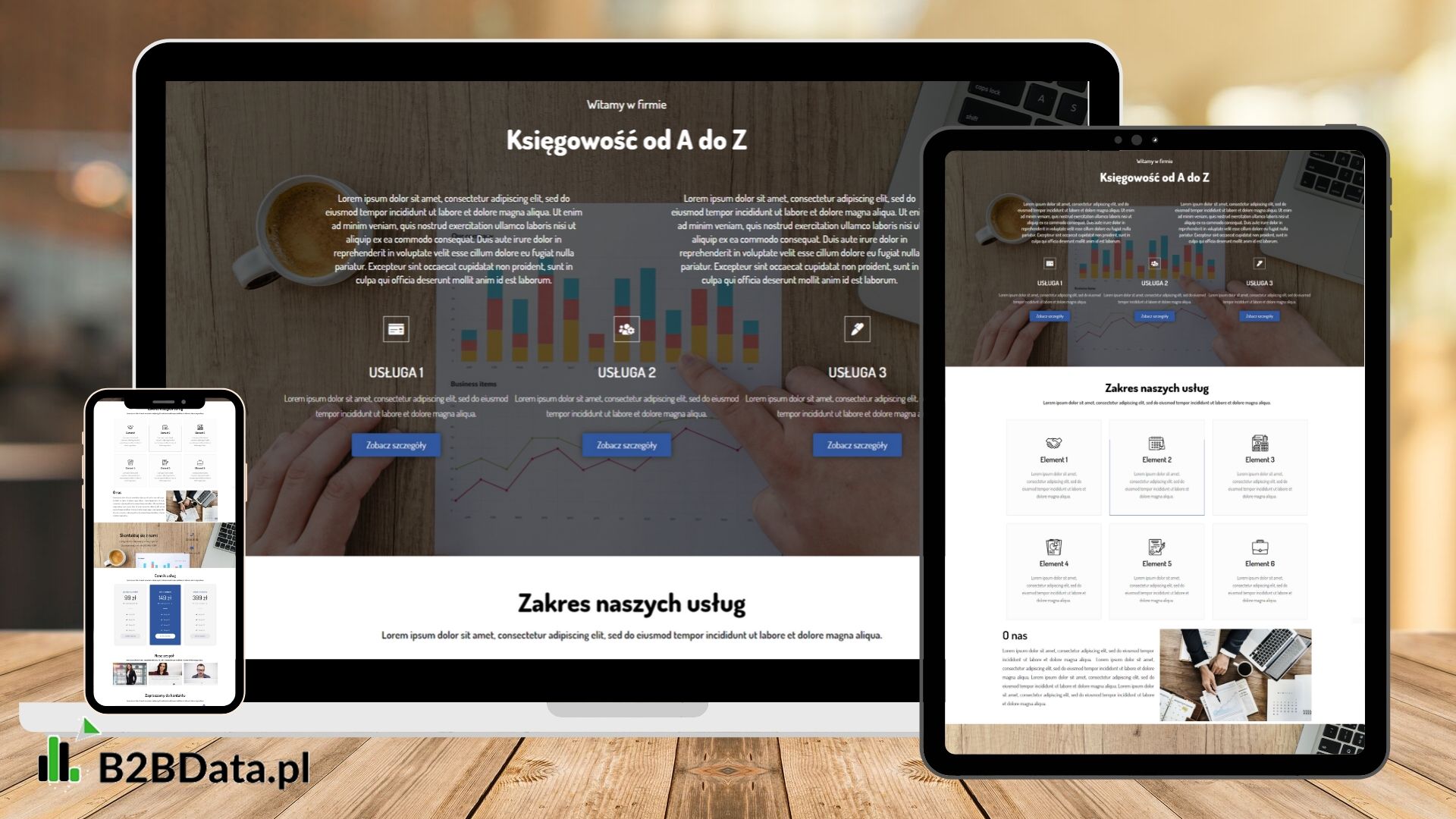 Strona www dla biura rachunkowego