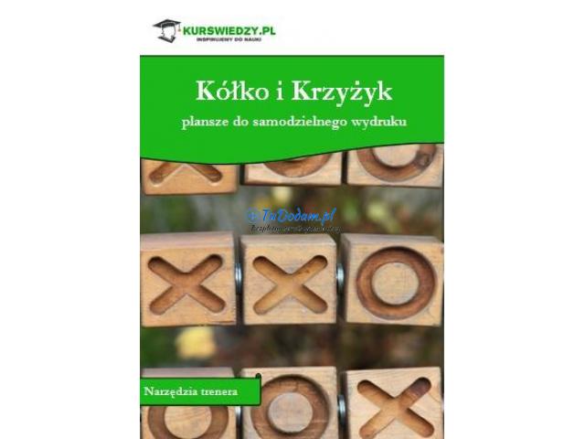 Gra w kółko i krzyżyk do samodzielnego wydruku