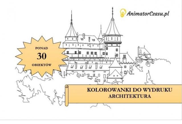 Kolorowanki do wydruku: Architektura