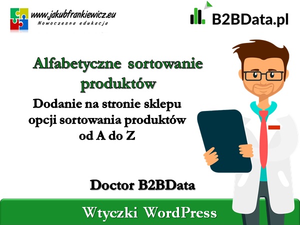 Doctor B2BData – Włączenie sortowania alfabetycznego