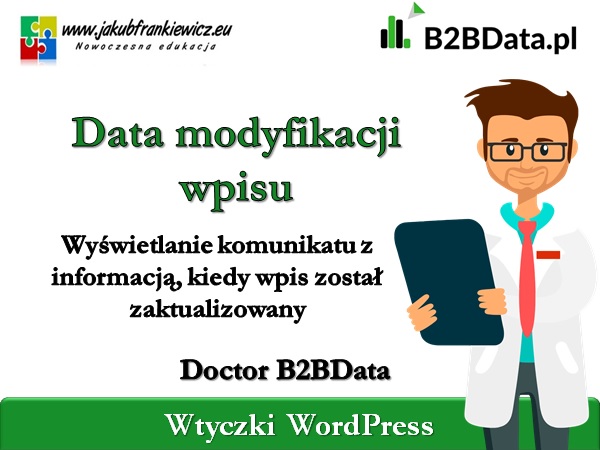 Doctor B2BData – Data modyfikacji wpisu