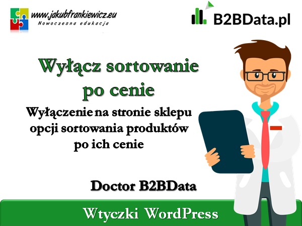 Doctor B2BData – Wyłączenie sortowania po cenie