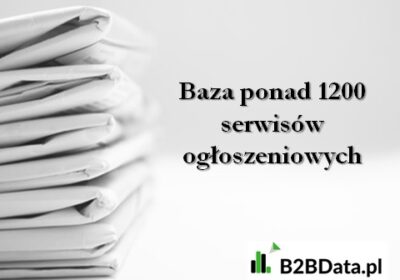 Baza ponad 1200 serwisów ogłoszeniowych w Polsce