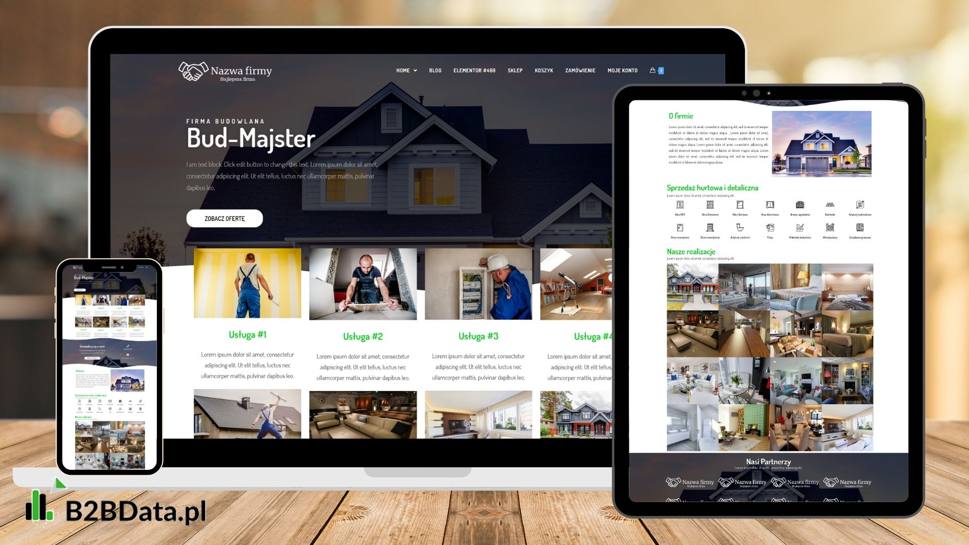 Wykonam stronę www lub sklep internetowy.