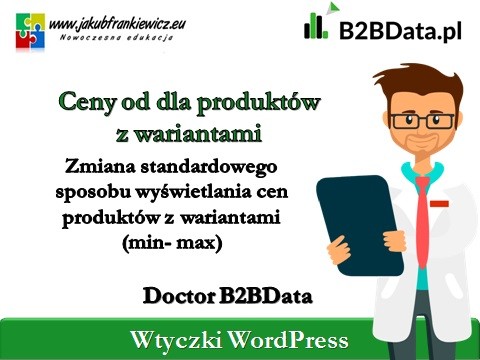 Doctor B2BData – “Ceny od” dla produktów z wariantami