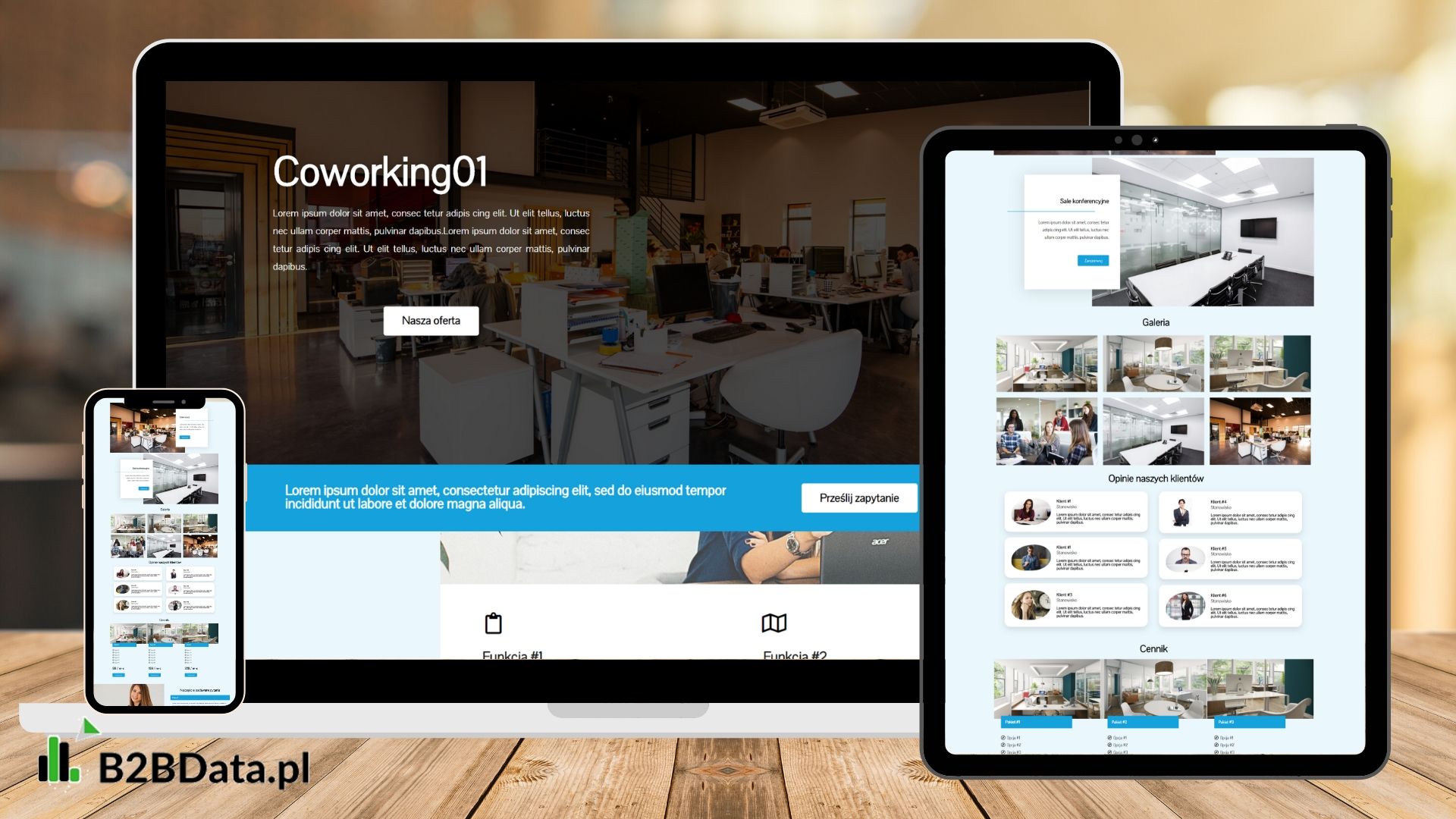 Coworking01- Szablon Do Wtyczki Elementor