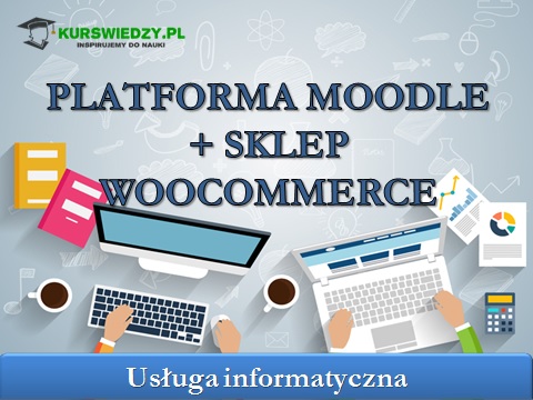 Platforma Moodle + Sklep WooCommerce