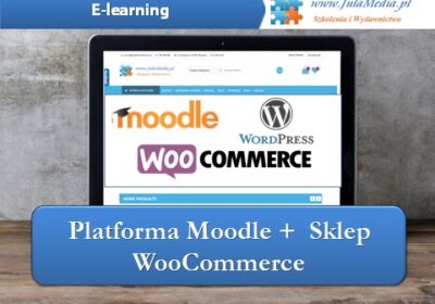 Platforma Moodle plus sklep WooCommerce