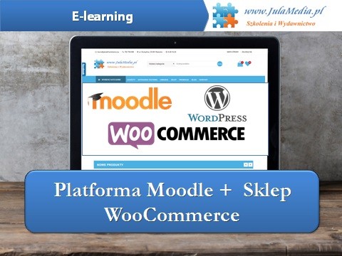 Platforma Moodle + Sklep WooCommerce