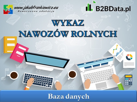 Wykaz nawozów rolnych