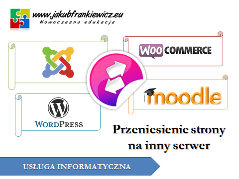 Przeniesienie strony na inny serwer