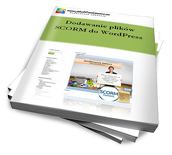 Dodawanie plików  SCORM do WordPress (Ebook)