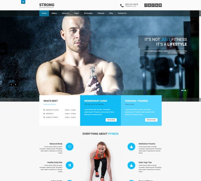 Strona www dla klubu sportowego