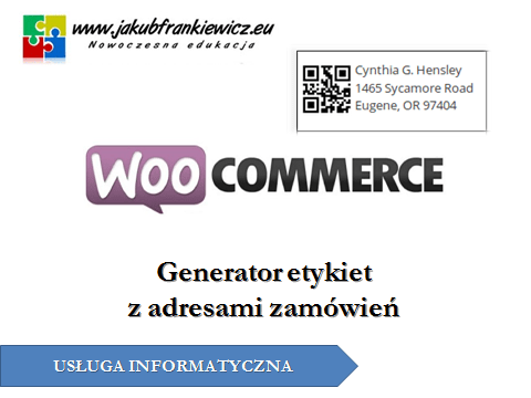 WooCommerce: Generator etykiet z adresami zamówień