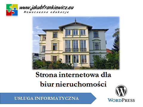 Strona internetowa dla biur nieruchomości