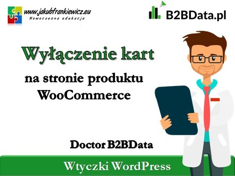 Doctor B2BData – Wyłączenie kart na stronie produktu