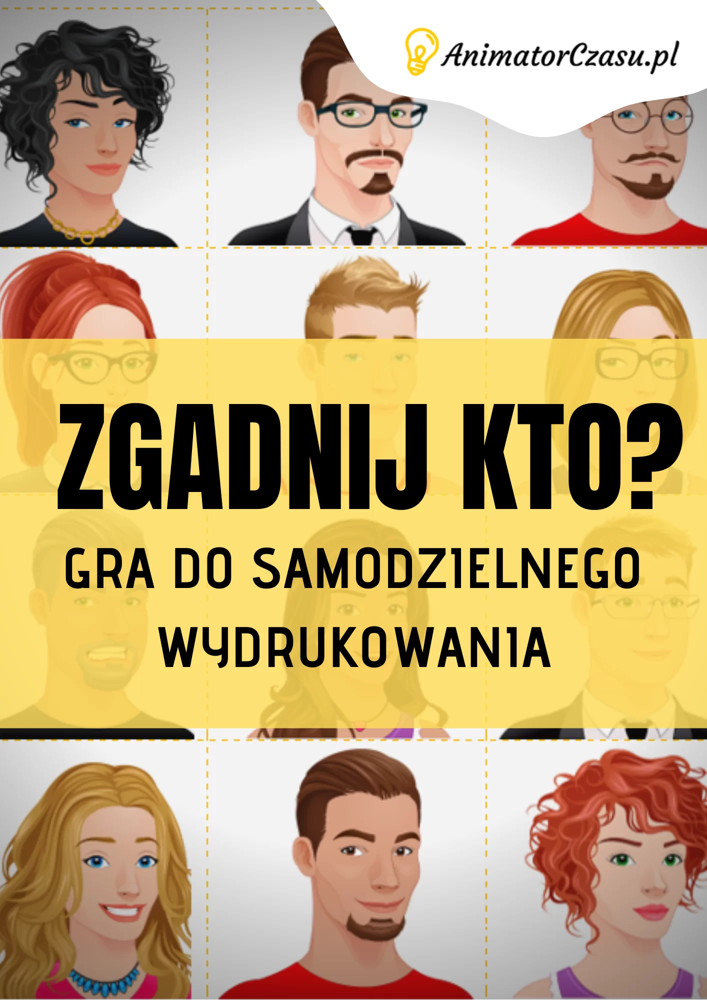 Zgadnij kto? Gra do samodzielnego wydruku