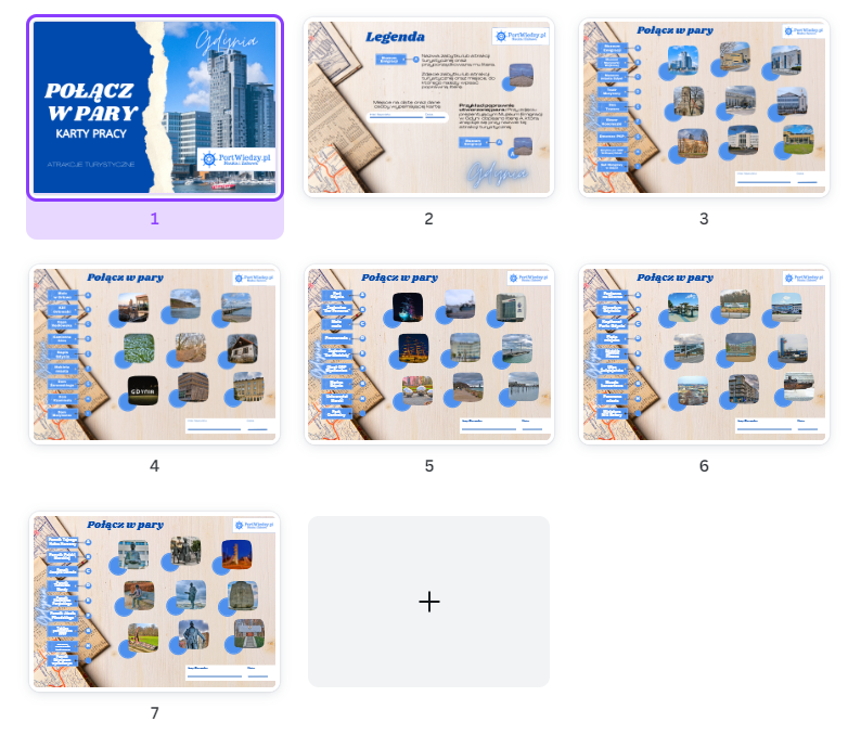 Gdynia. Atrakcje turystyczne – Połącz w pary