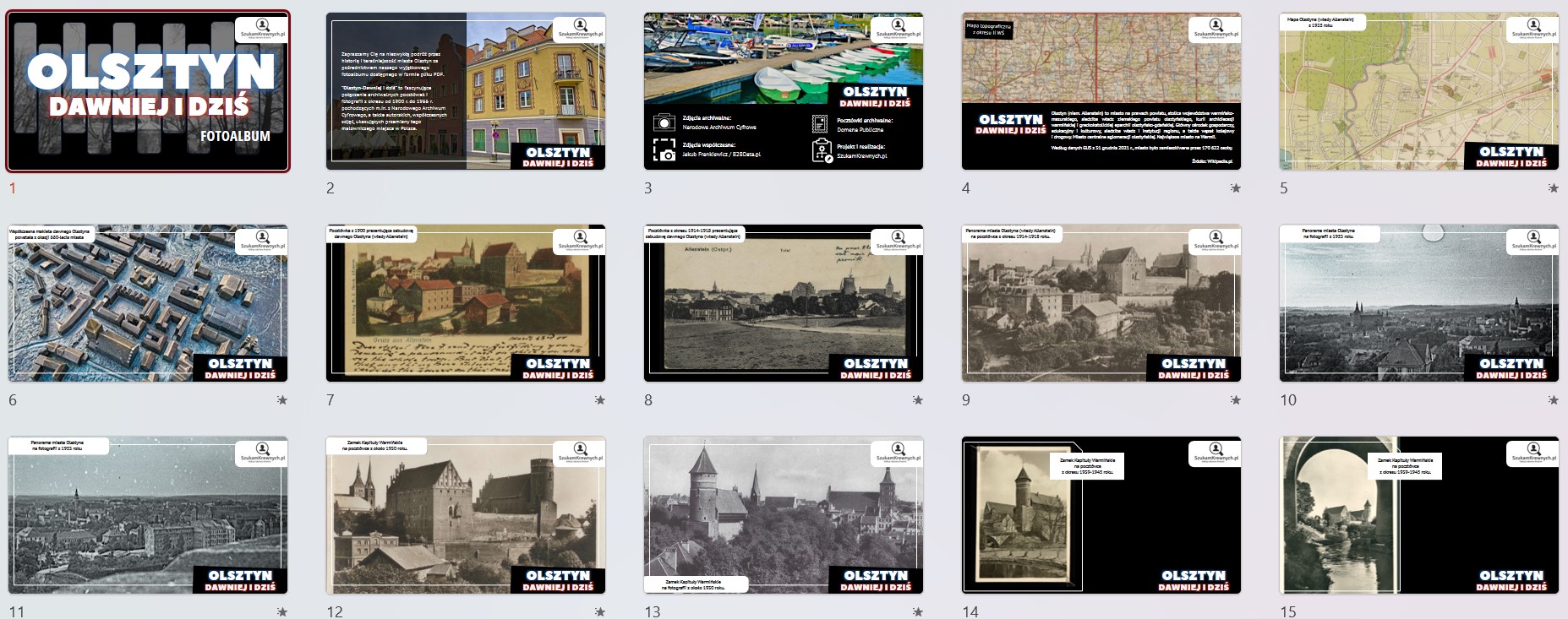 Olsztyn – Dawniej i dziś – Fotoalbum