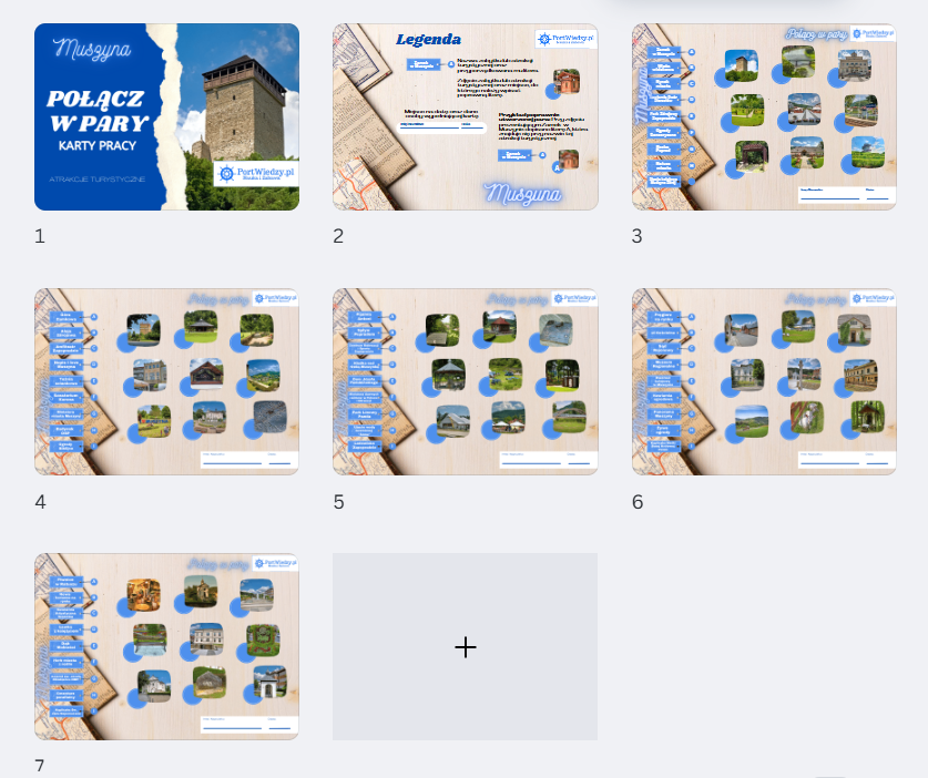 Muszyna. Atrakcje turystyczne – Połącz w pary