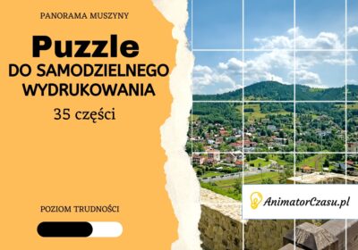 Panorama-Muszyny-Puzzle-do-wydruku