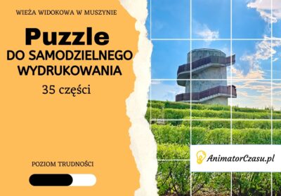 Wieza-widokowa-w-Muszynie-Puzzle-do-wydruku