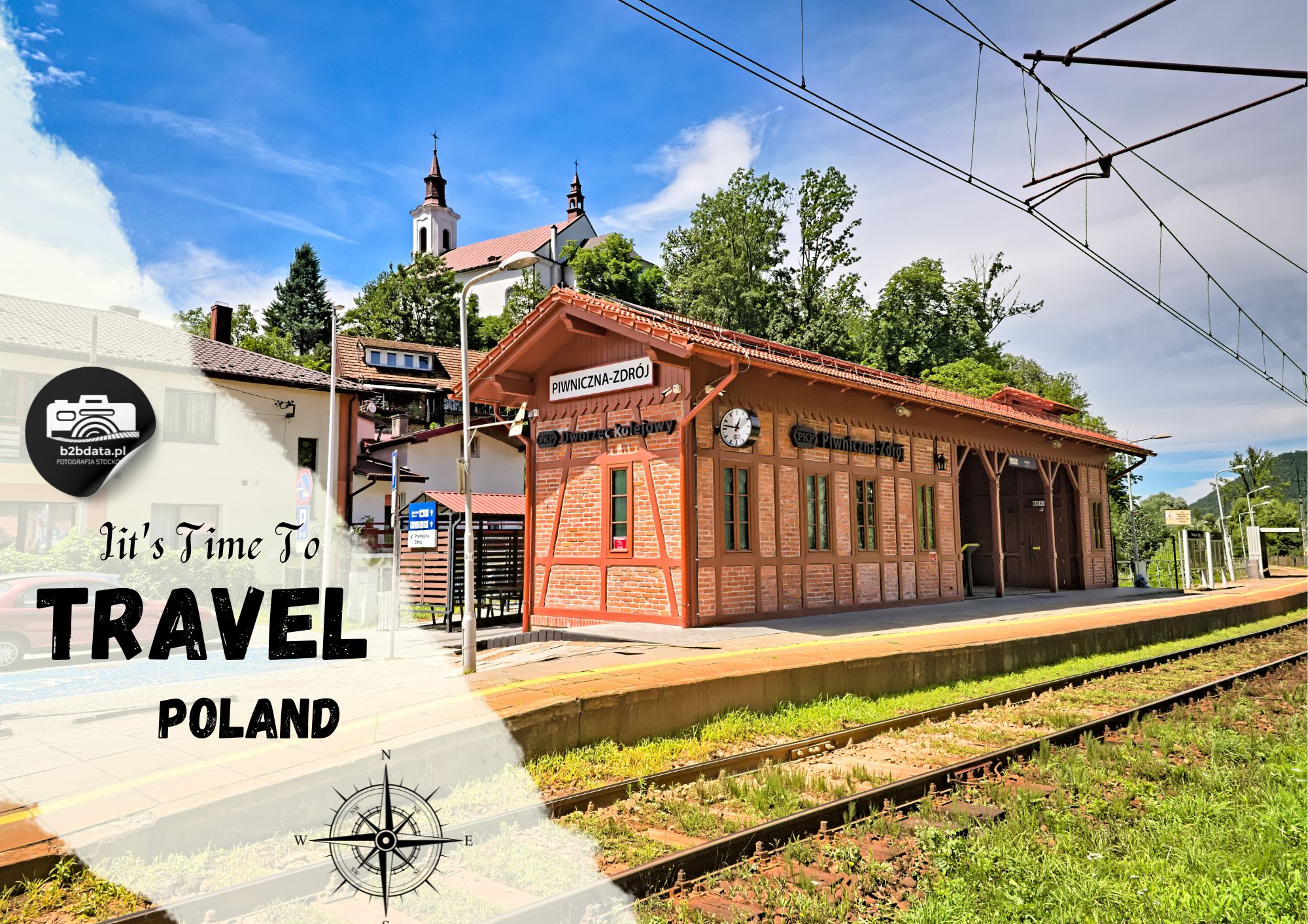 Stacja kolejowa Piwniczna-Zdrój – Plakat do samodzielnego wydruku