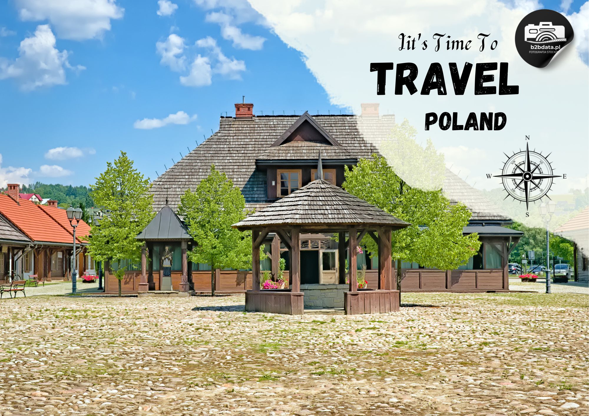 Miasteczko Galicyjskie w Nowym Sączu – Plakat do samodzielnego wydruku