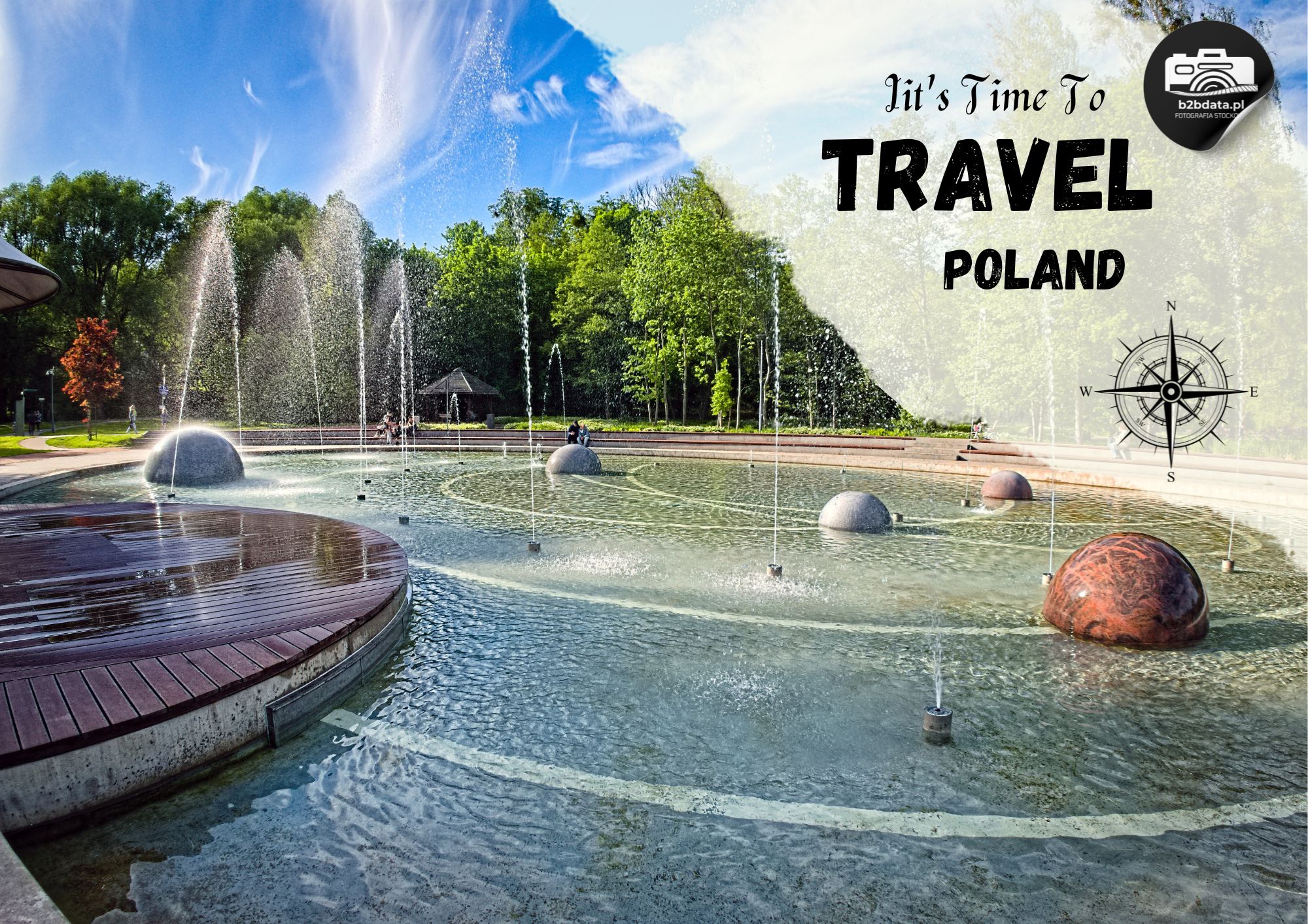 Park Centralny w Olsztynie – Plakat do samodzielnego wydrukowania