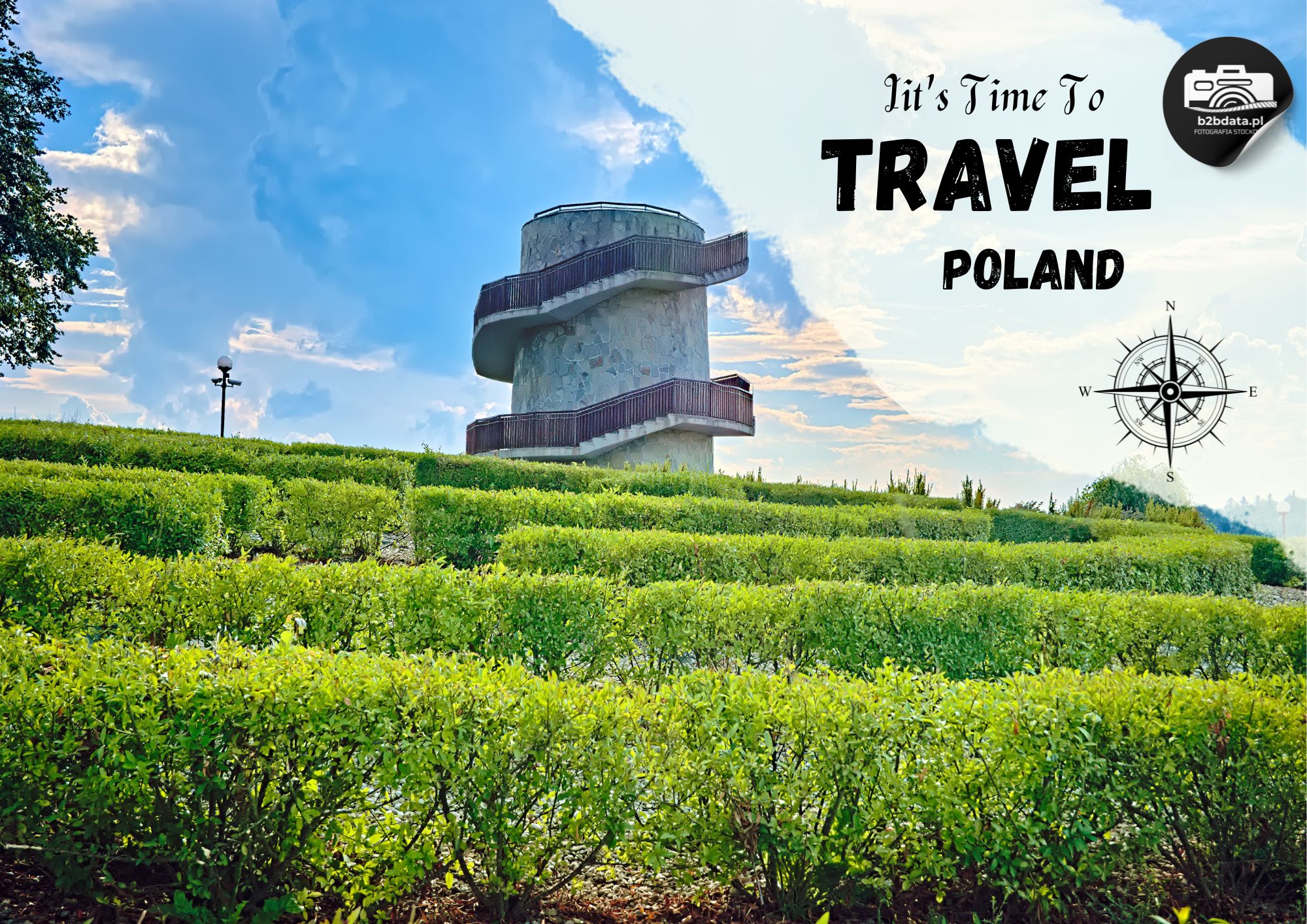 Muszyna – Wieża widokowa – Plakat do samodzielnego wydrukowania