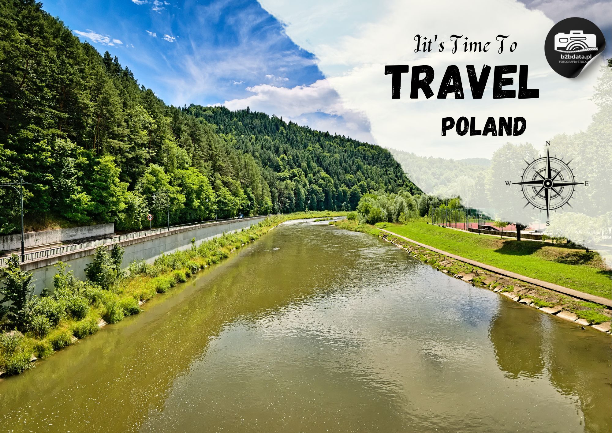 Most nad rzeką Poprad – Plakat do samodzielnego wydrukowania