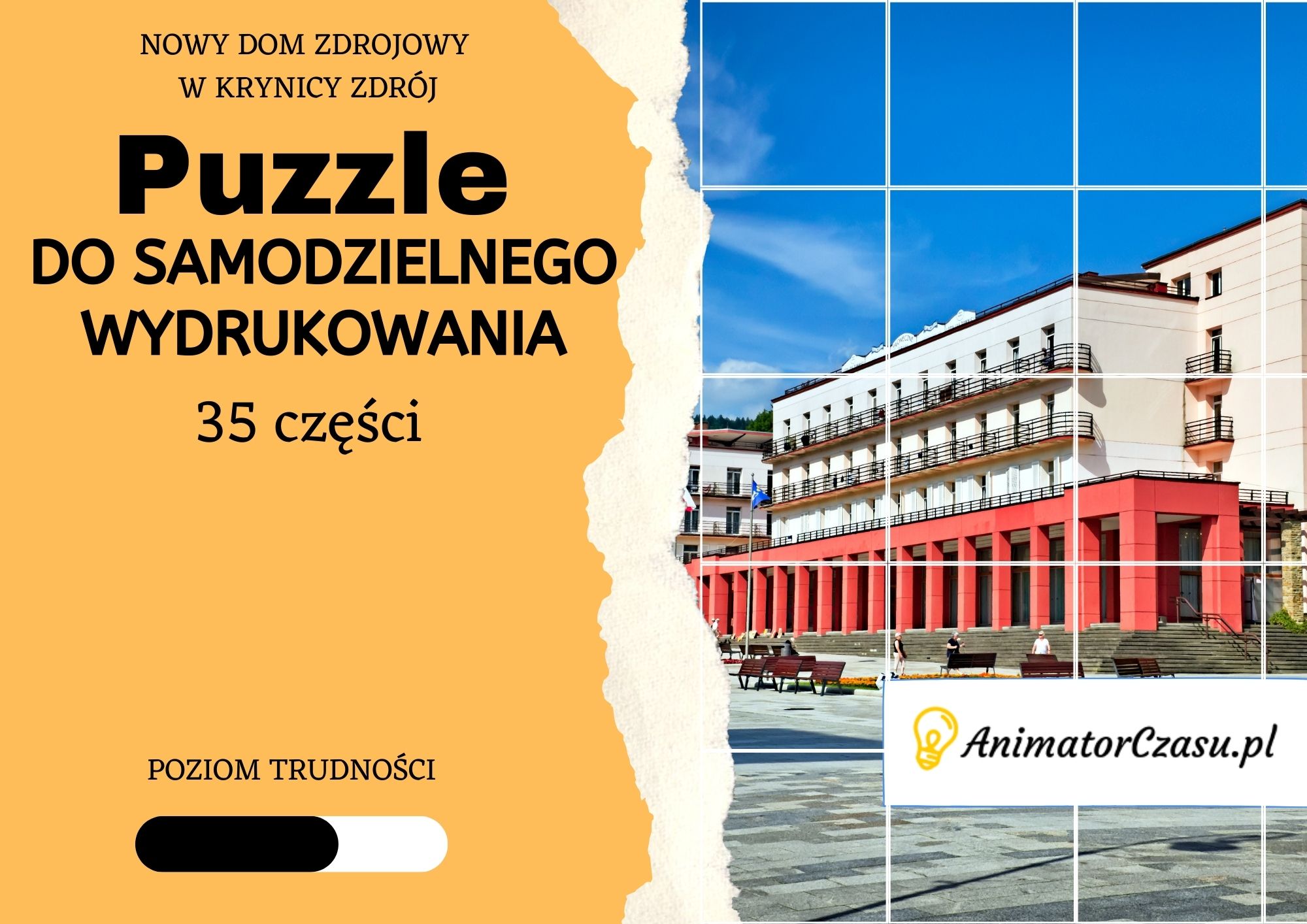 Nowy Dom Zdrojowy – Puzzle do wydruku
