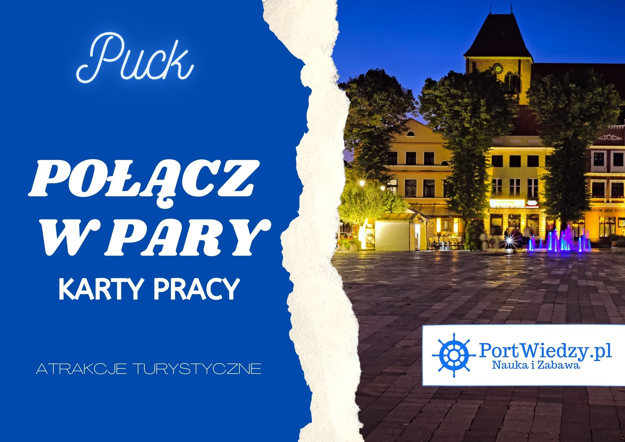 Puck. Atrakcje turystyczne – Połącz w pary