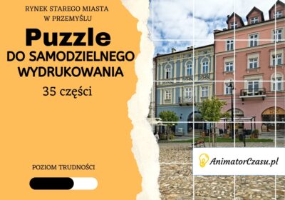 Ogólnopolski serwis ogłoszeniowy Rynek Starego Miasta w Przemyslu Puzzle do wydruku 400x280 - Ogólnopolski serwis ogłoszeniowy
