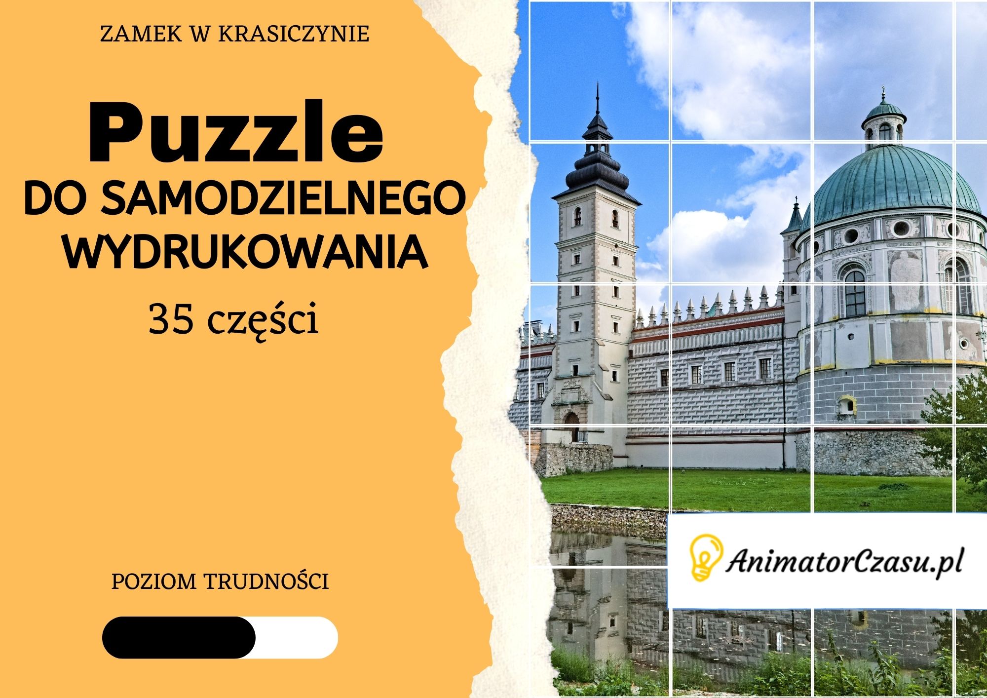 Zamek w Krasiczynie – Puzzle – Puzzle do wydruku