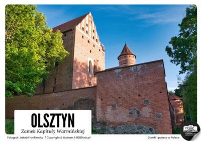 Olsztyn.-Zamek-Kapituly-Warminskiej-–-Plakat-do-samodzielnego-wydrukowania