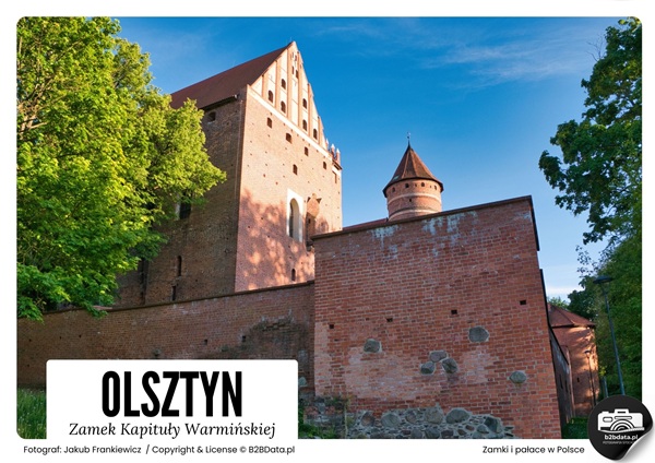 Olsztyn. Zamek Kapituły Warmińskiej – Plakat do samodzielnego wydrukowania