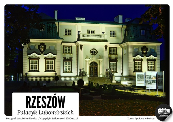 Rzeszów. Pałacyk Lubomirskich – Plakat do samodzielnego wydrukowania