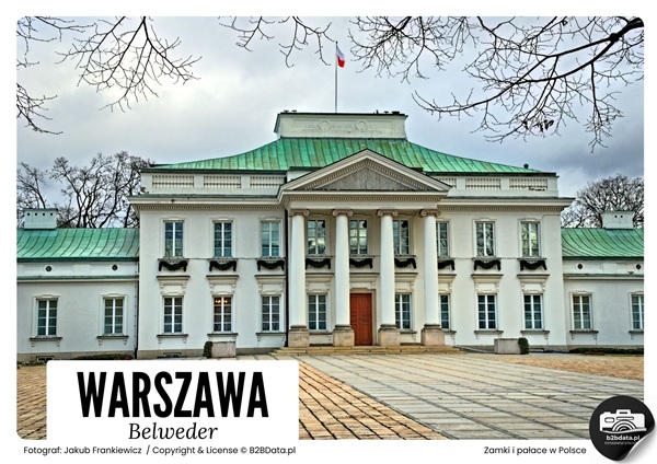 Warszawa. Belweder – Plakat do samodzielnego wydrukowania