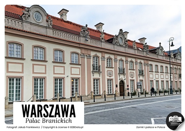 Warszawa – Pałac Branickich – Plakat do samodzielnego wydrukowania