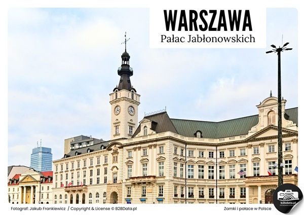 Warszawa – Pałac Jabłonowskich – Plakat do samodzielnego wydrukowania