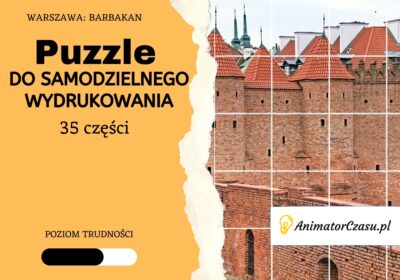 Warszawa.-Barbakan-Puzzle-do-wydruku