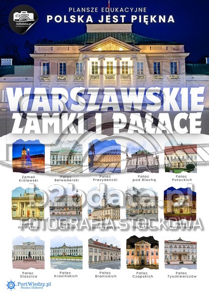 Warszawskie zamki i pałace – Plansza edukacyjna
